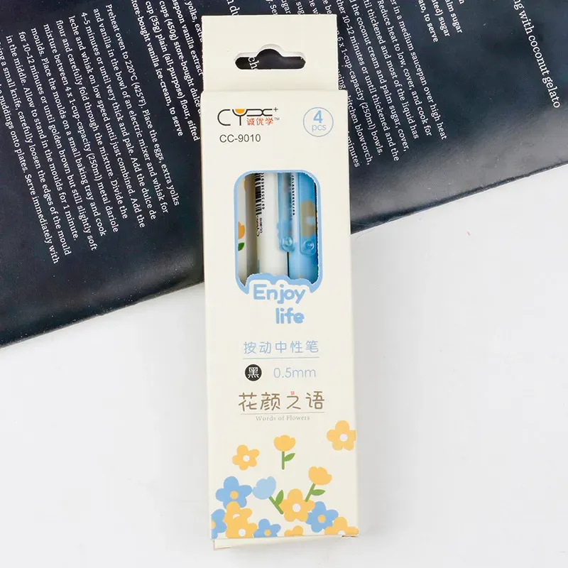 Blue Cartoon Gel Pen